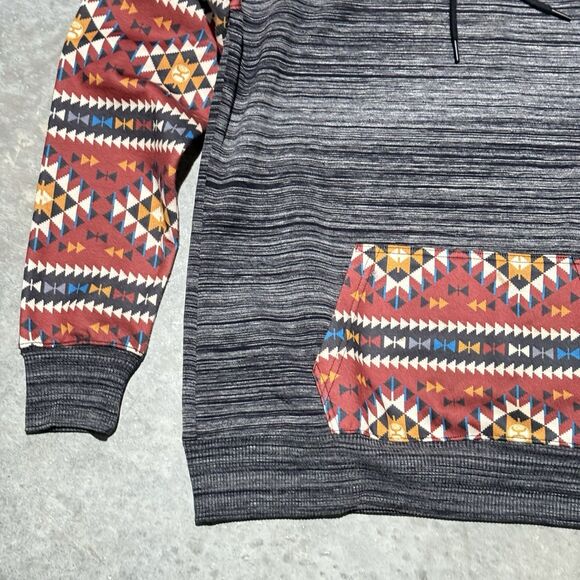 Hooey Sweater Men Large Hoodie Southwest Aztec Native Western - Picture 7 of 11